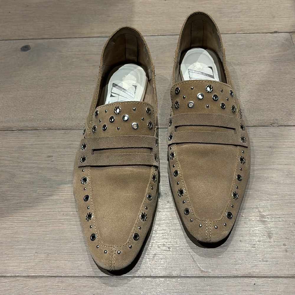 Suede loafers from Zara